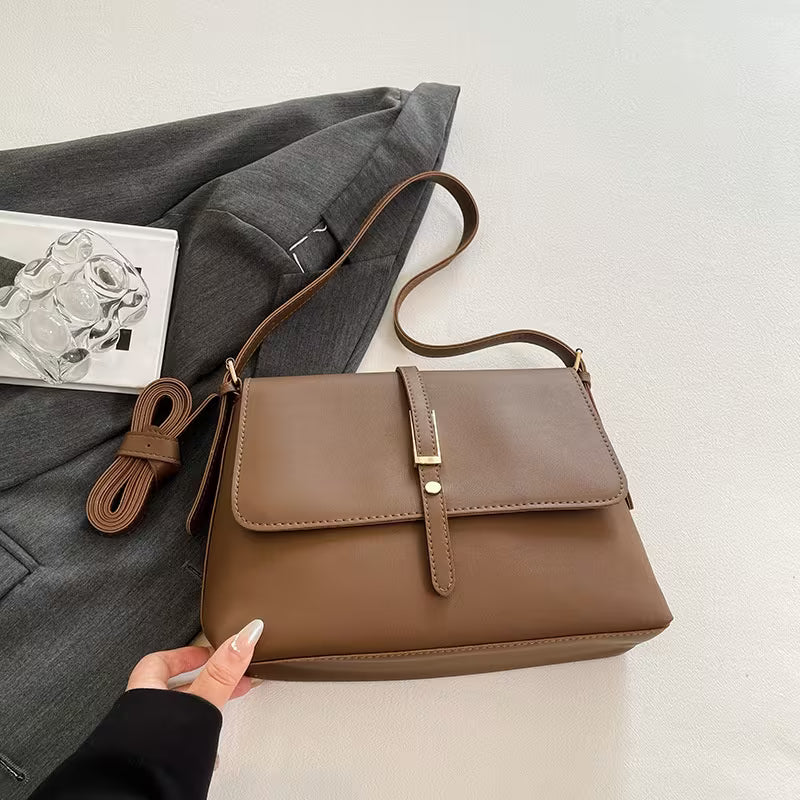 Torba na ramię kwadratowa, w stylu vintage