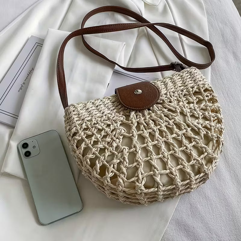 Ażurowa Torebka Boho z Naturalnych Materiałów – Letni Hit Sezonu